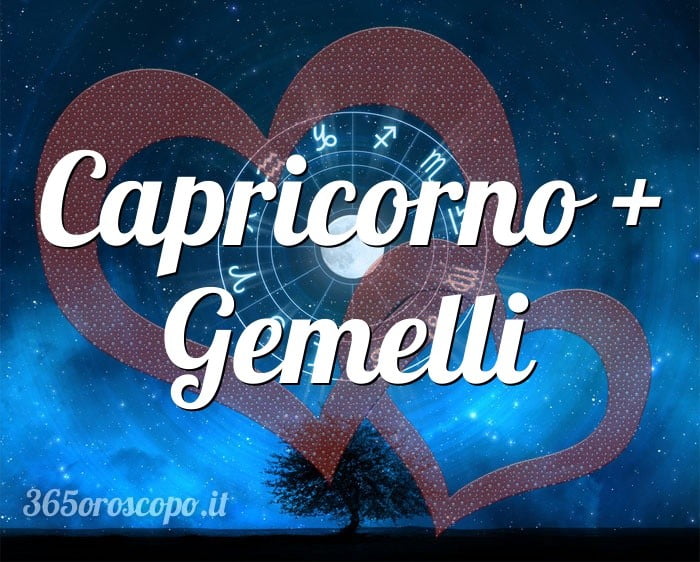 Capricorno + Gemelli
