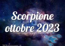 Scorpione ottobre 2023