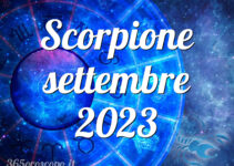 Scorpione settembre 2023