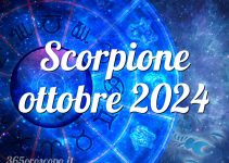 Scorpione ottobre 2024
